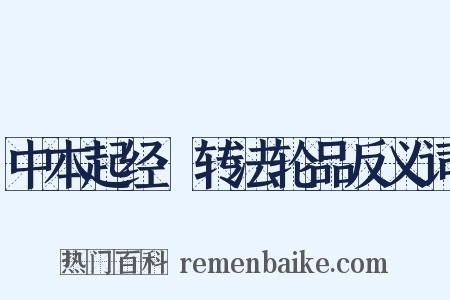 中本起经·转法轮品反义词是什么意思的图片
